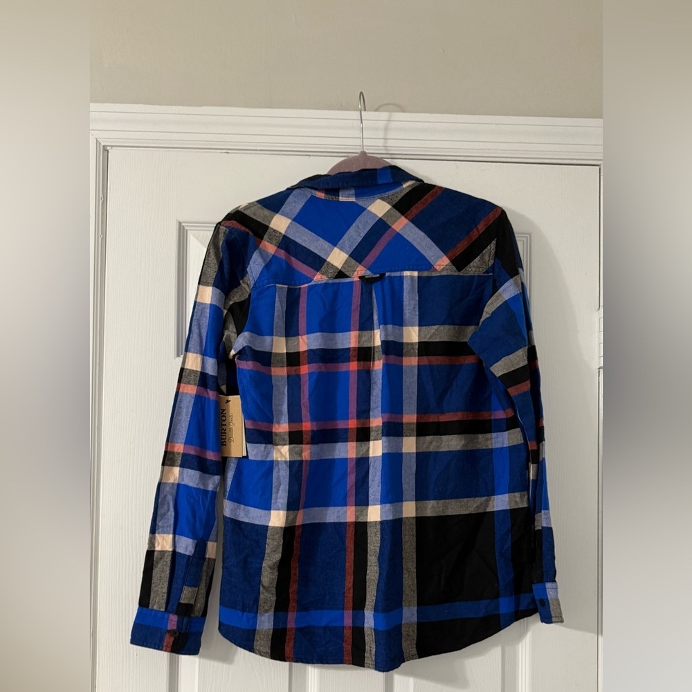 NWT Burton Women's Grace Flannel Shirt Large‎ Plaid Long Sleeve Casual Outdoor - Picture 13 of 13